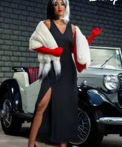 Fun Costumes Cruella De Vil Stole Costume For Women From Disney’s 101 Dalmatians