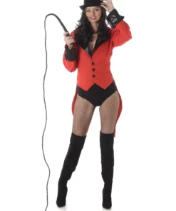 Karnival Costumes Women's Sexy Red Ringmaster Costume