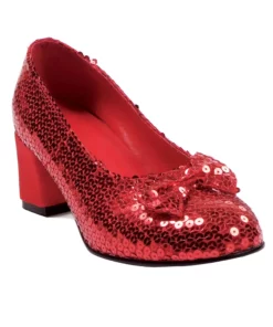Ellie Red Sequined Women's Shoes