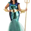 Fun Costumes Sea Siren Plus Size Costume For Women -Wonderful Halloween Costumes Shop womens sea siren