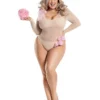 Party King Sexy Plus Size Bubble Bath Babe Costume For Women 2 Party King Sexy Plus Size Bubble Bath Babe Costume For Women -Wonderful Halloween Costumes Shop womens sexy plus size bubble bath babe costume