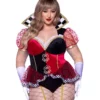 LEG AVENUE Sexy Plus Size Royal Queen Of Hearts Costume For Women