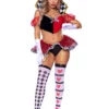 LEG AVENUE Sexy Royal Queen Of Hearts Costume For Women -Wonderful Halloween Costumes Shop womens sexy royal queen of hearts costume