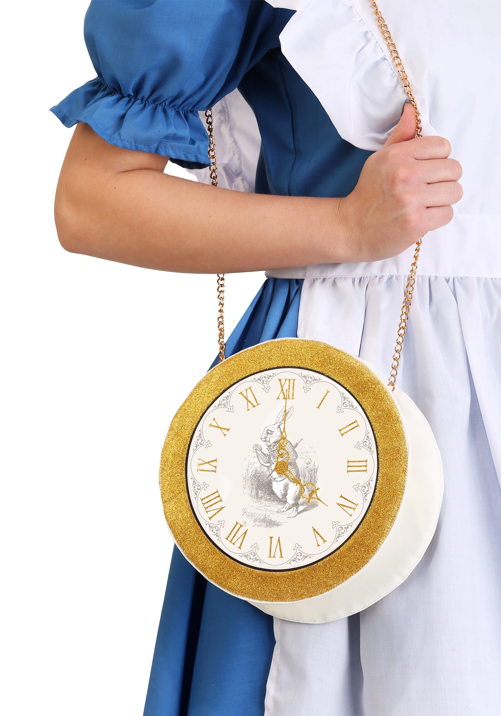 Fun Costumes White Rabbit Clock Purse 4 Fun Costumes White Rabbit Clock Purse - Image 2