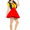 Seeing Red Women's Wooden Puppet Costume Dress 1 Seeing Red Women's Wooden Puppet Costume Dress -Wonderful Halloween Costumes Shop womens wooden puppet costume