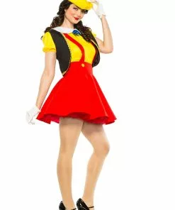 Seeing Red Women's Wooden Puppet Costume Dress