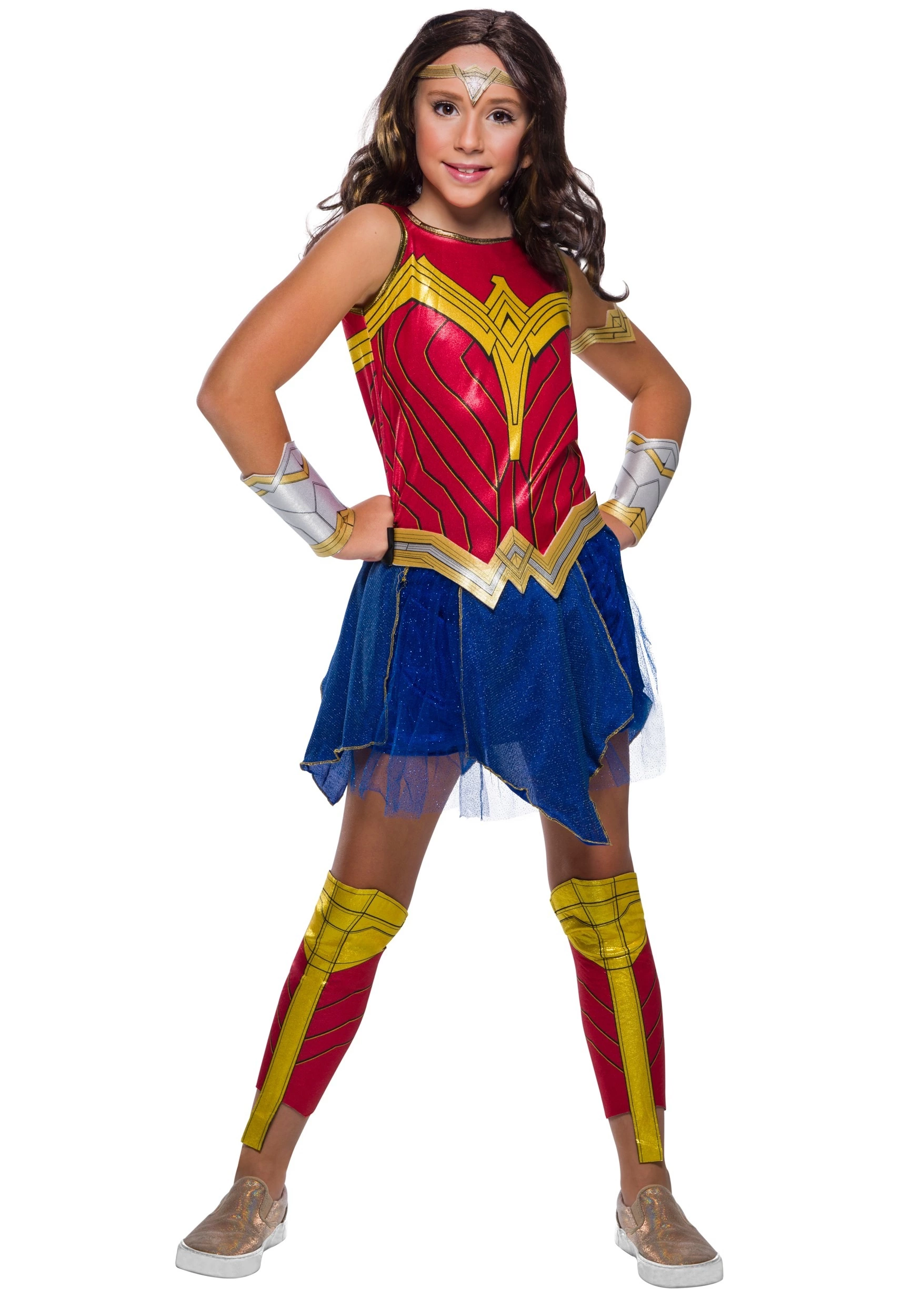 Rubies Costume Co. Inc Wonder Woman Deluxe Costume For Girls 3 Rubies Costume Co. Inc Wonder Woman Deluxe Costume For Girls