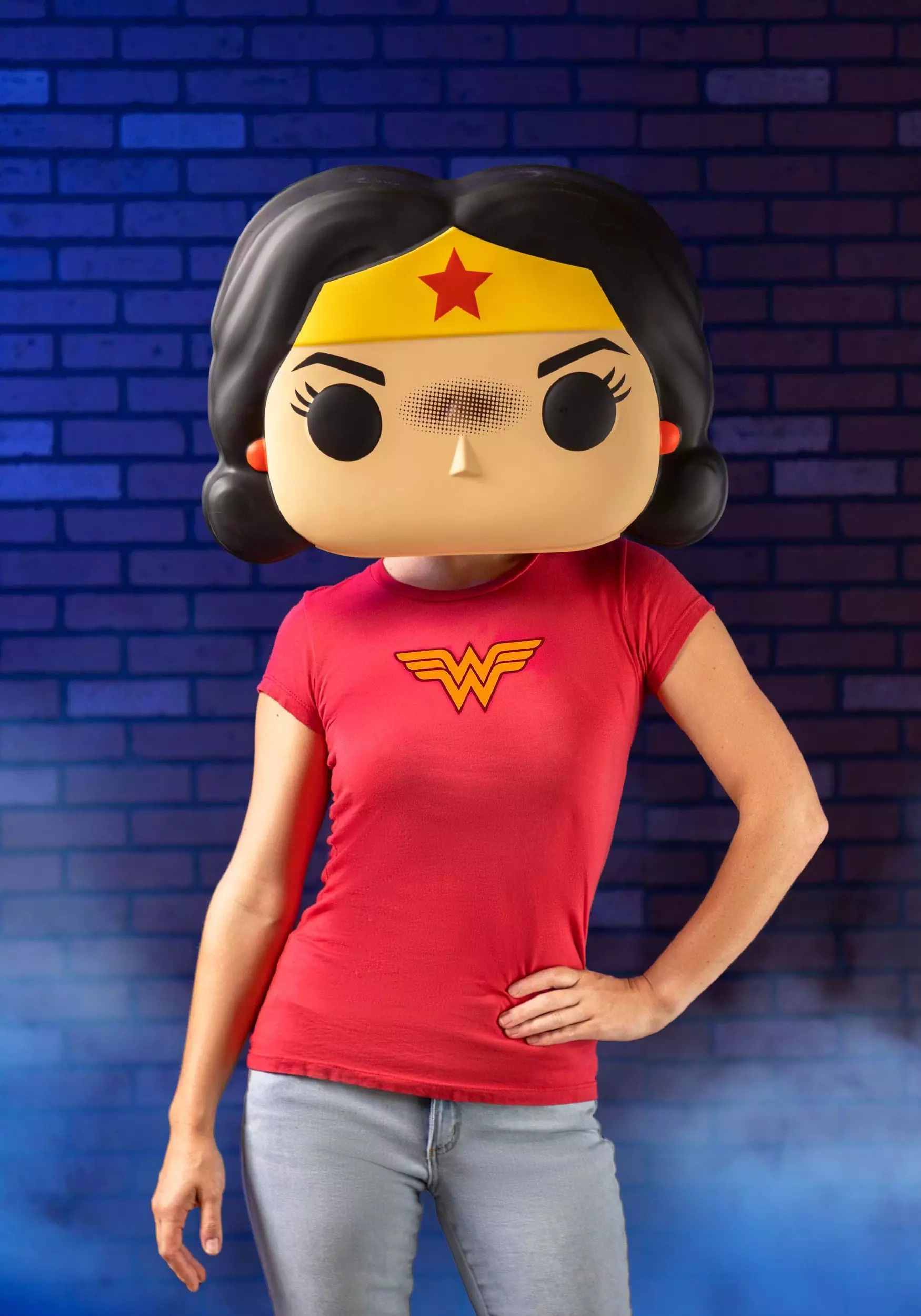 Disguise Funko POP! Wonder Woman Mask For Adults 9 Disguise Funko POP! Wonder Woman Mask For Adults - Image 7