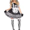 LEG AVENUE Women's Dark Wonderland Alice Costume -Wonderful Halloween Costumes Shop wonderland dark alice womens costume