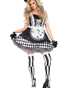 LEG AVENUE Women's Dark Wonderland Alice Costume