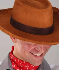 Elope Disney Deluxe Woody Cowboy Costume Hat For Adults 7 Elope Disney Deluxe Woody Cowboy Costume Hat For Adults -Wonderful Halloween Costumes Shop woody cowboy adult deluxe hat alt 2